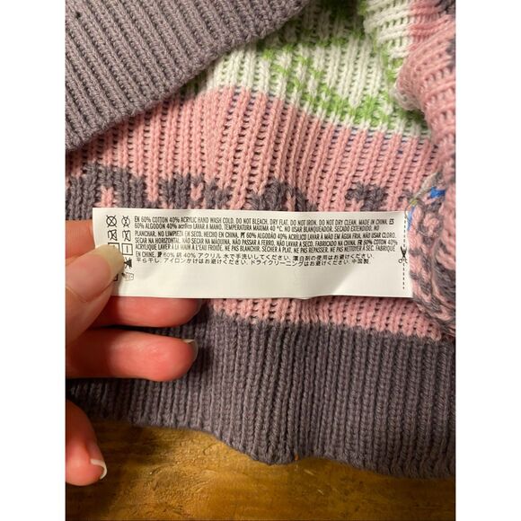 Hello Kitty Large NWT Keroppi sweater vest crop Top forever 21 - Picture 6 of 8